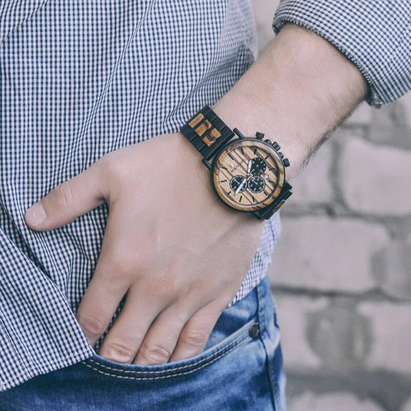 Wooden Men's Wristwatch